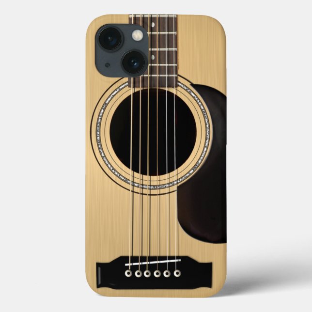 Acoustic Guitar Case-Mate iPhone Case (Back)