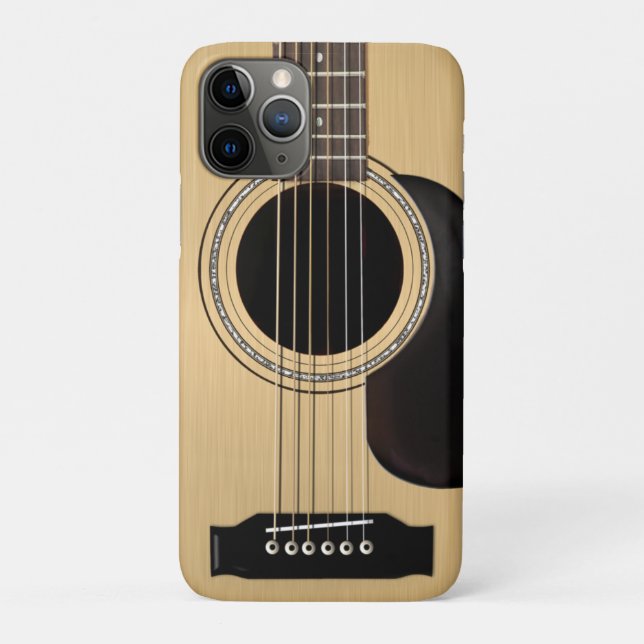 Acoustic Guitar Case-Mate iPhone Case (Back)