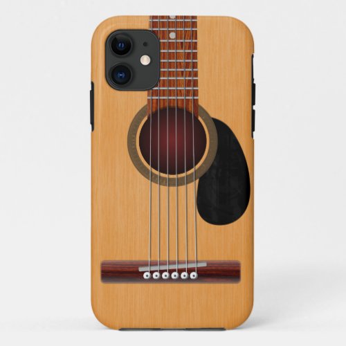 Acoustic Guitar iPhone 11 Case