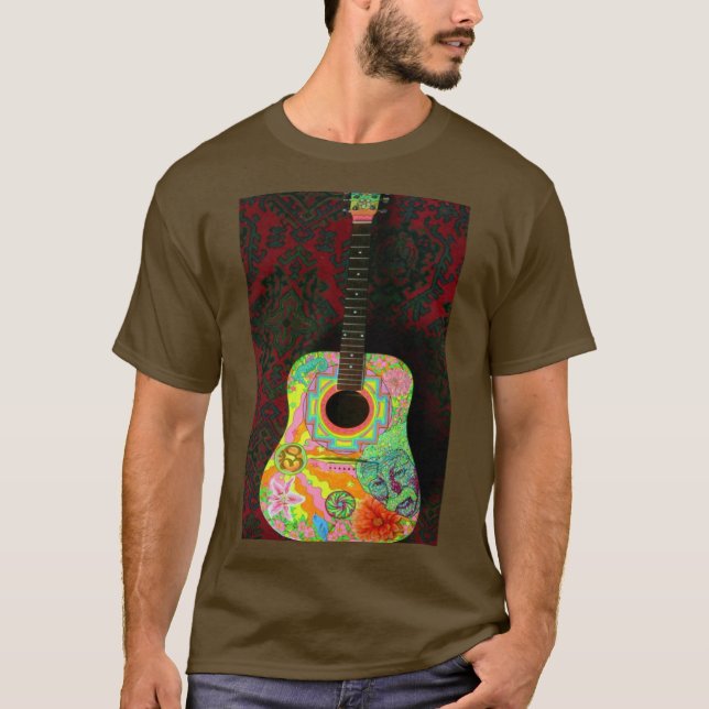 Acoustic guitar  Classic T-Shirt (Front)