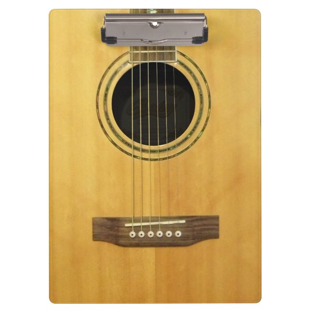 Acoustic Guitar Clipboard (Front)