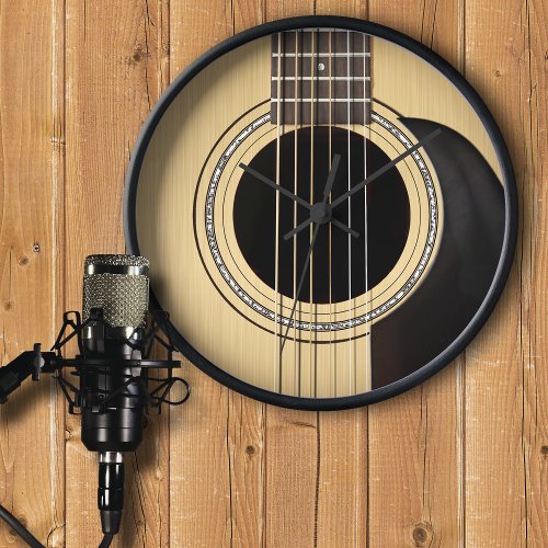 Acoustic Guitar Clock