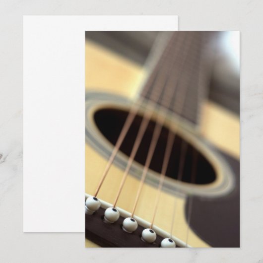 Acoustic guitar closeup photo (Front/Back)