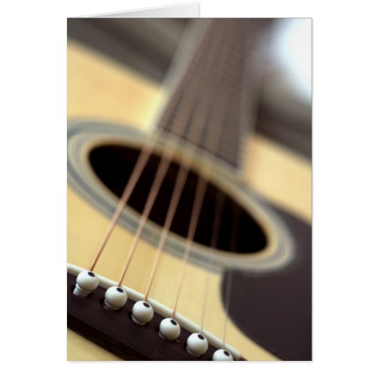 Acoustic guitar closeup photo (Front)