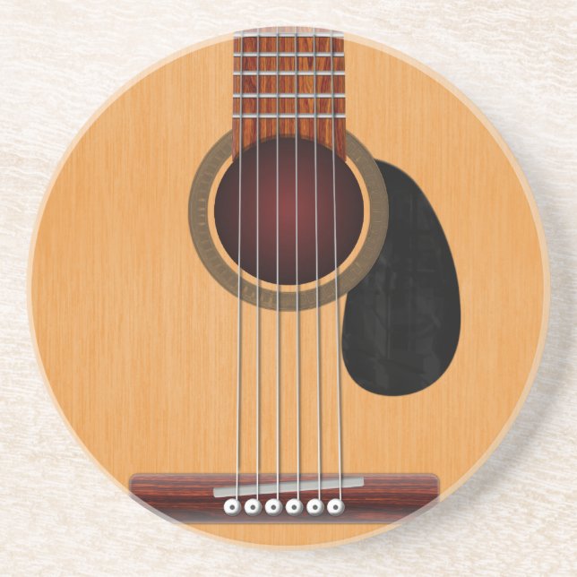 Acoustic Guitar Coaster (Front)