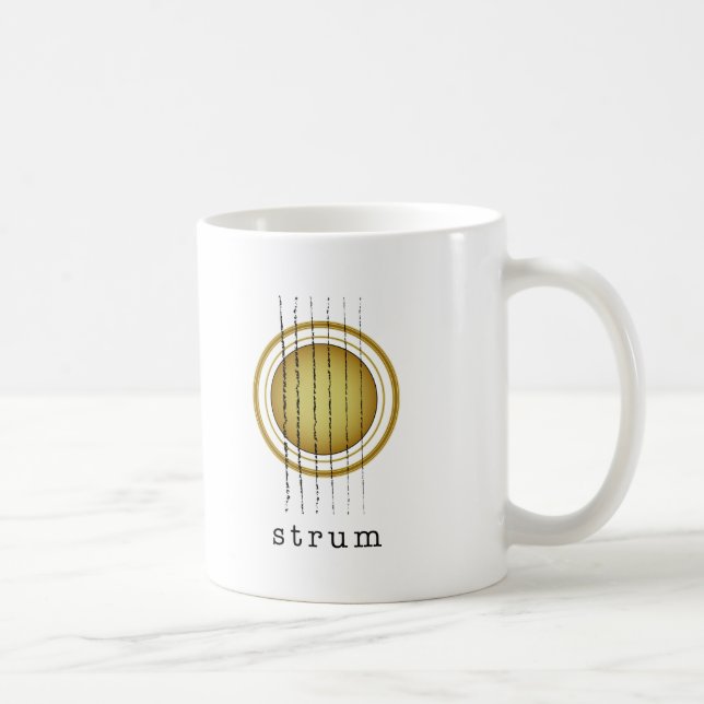 Acoustic Guitar Coffee Mug (Right)