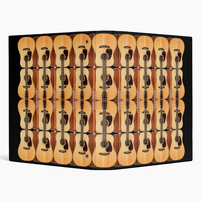 Acoustic Guitar Collage Binder (Background)