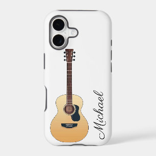 Acoustic Guitar Custom Name iPhone 17 Case