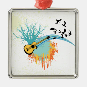 Acoustic guitar custom ornament