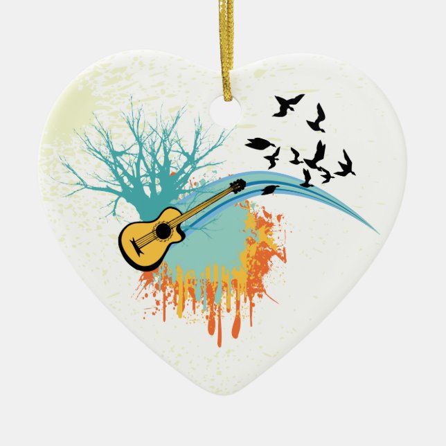 Acoustic guitar custom ornaments (Front)
