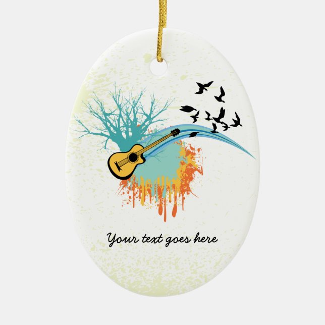 Acoustic guitar custom ornaments (Front)