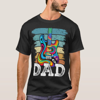 Acoustic Guitar Dad Guitarist Musical Instrument T-Shirt