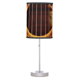 Acoustic Guitar Detail Table Lamp