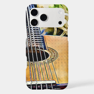 Acoustic Guitar Digital Art iPhone 17 Pro Max Case