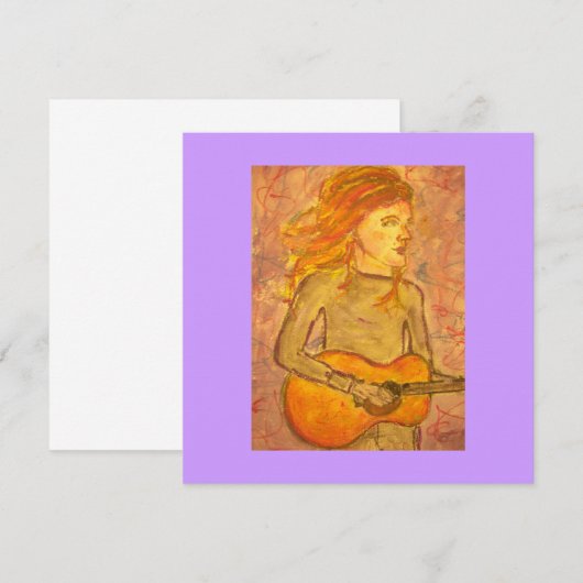 acoustic guitar drawing (Front/Back)