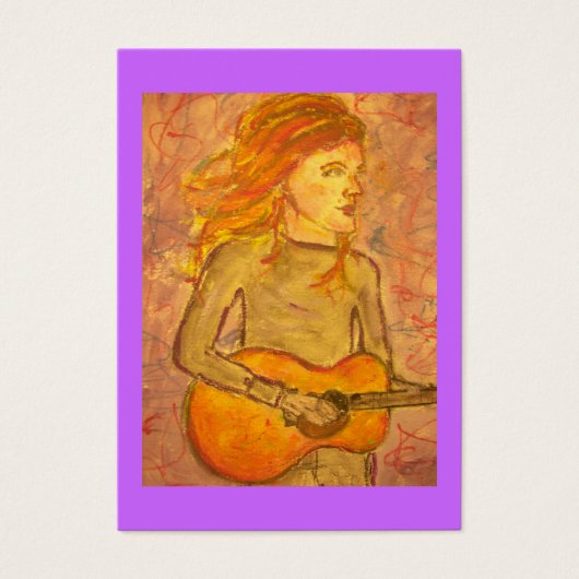 acoustic guitar drawing (Front)