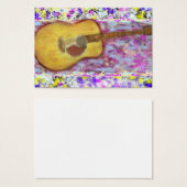 Acoustic Guitar Drip Painting (Front & Back)