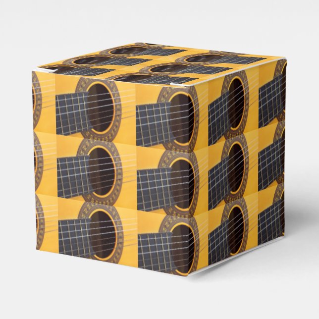Acoustic Guitar Favor Boxes (Front Side)