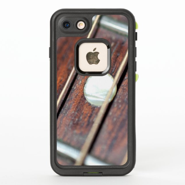 Acoustic Guitar Fret and Strings LifeProof iPhone Case (Back)