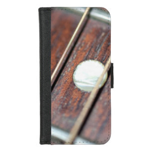 Acoustic Guitar Fret iPhone 8/7 Wallet Case