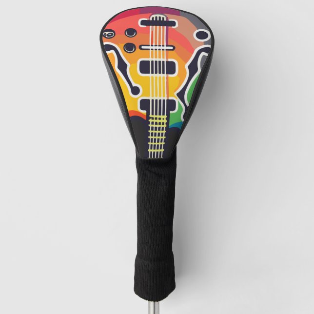 Acoustic Guitar Golf Head Cover (Front)