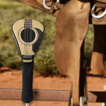 Acoustic Guitar Golf Head Cover<br><div class="desc">A classic six string guitar for your driver.</div>