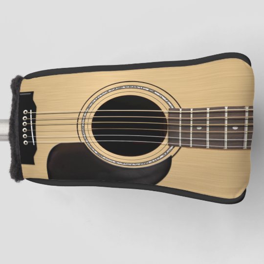 Acoustic Guitar Golf Head Cover