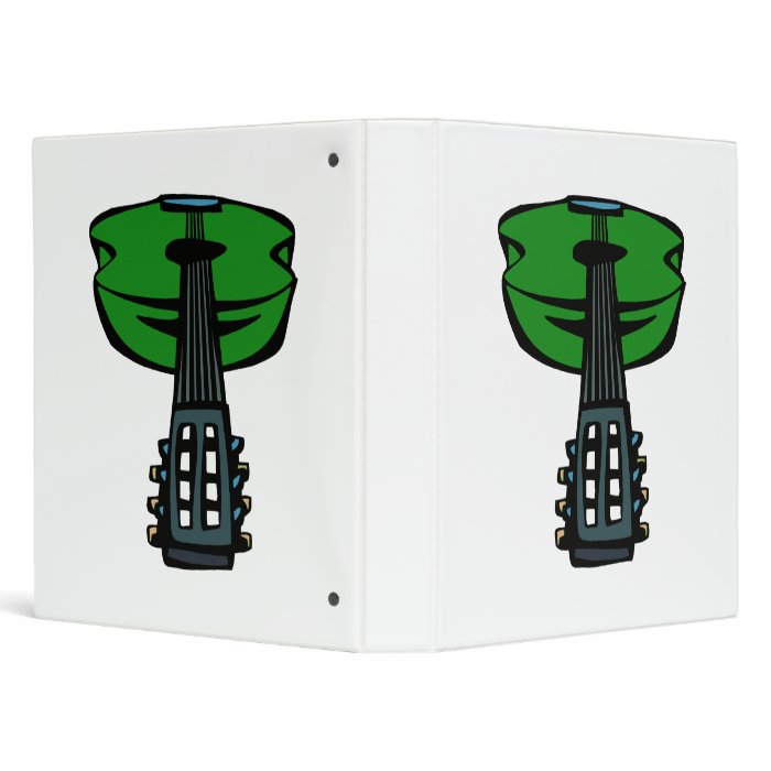 acoustic guitar head on green.png vinyl binders