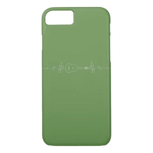 Acoustic Guitar Heartbeat Band Music Musician iPhone 87 Case