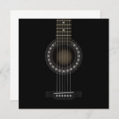 Acoustic Guitar Invitation (Front/Back)