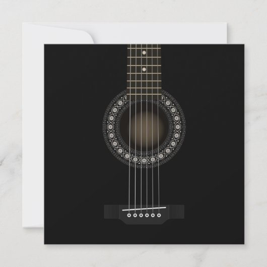 Acoustic Guitar Invitation (Front)