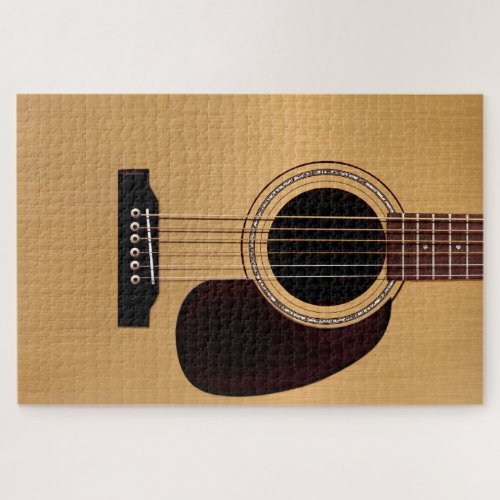 Acoustic Guitar Jigsaw Puzzle