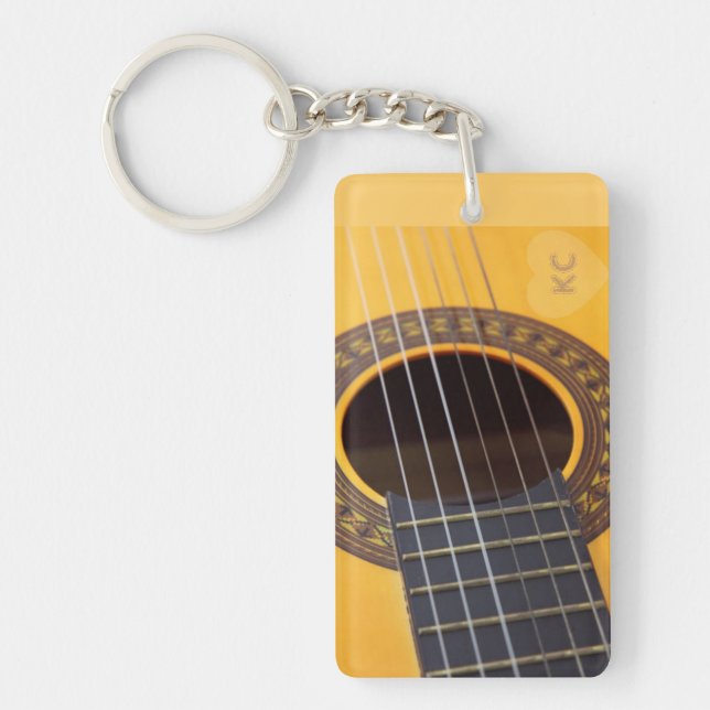 Acoustic Guitar Keychain (Front)
