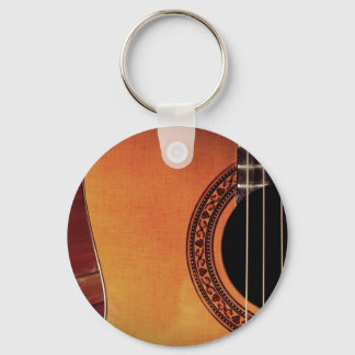 Acoustic Guitar Keychain