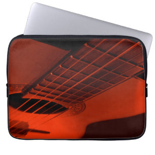Acoustic guitar. laptop sleeve