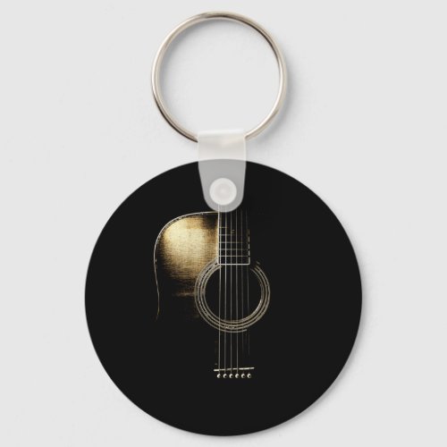 Acoustic Guitar Lite Keychain