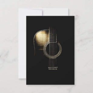 Acoustic Guitar Lite Thank You Card