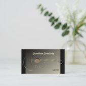 Acoustic Guitar Logo Business Card Template (Standing Front)