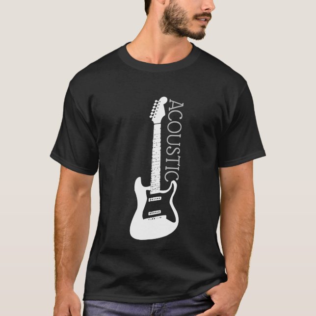 Acoustic Guitar Logo T-Shirt (Front)
