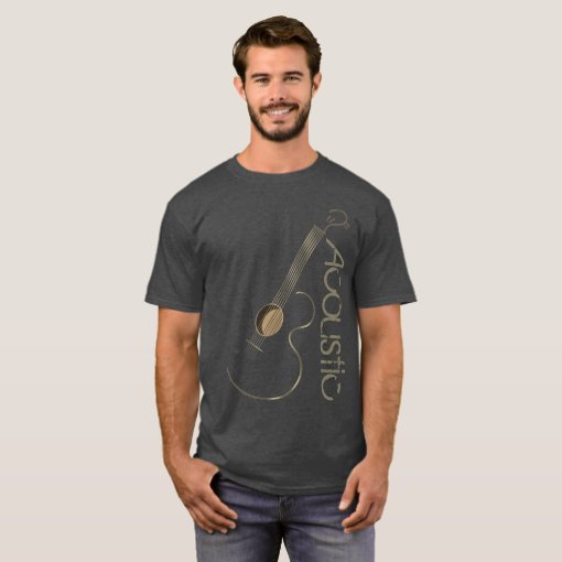 Acoustic Guitar Logo T Shirts | Zazzle