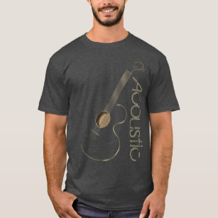 Acoustic Guitar Logo T Shirts
