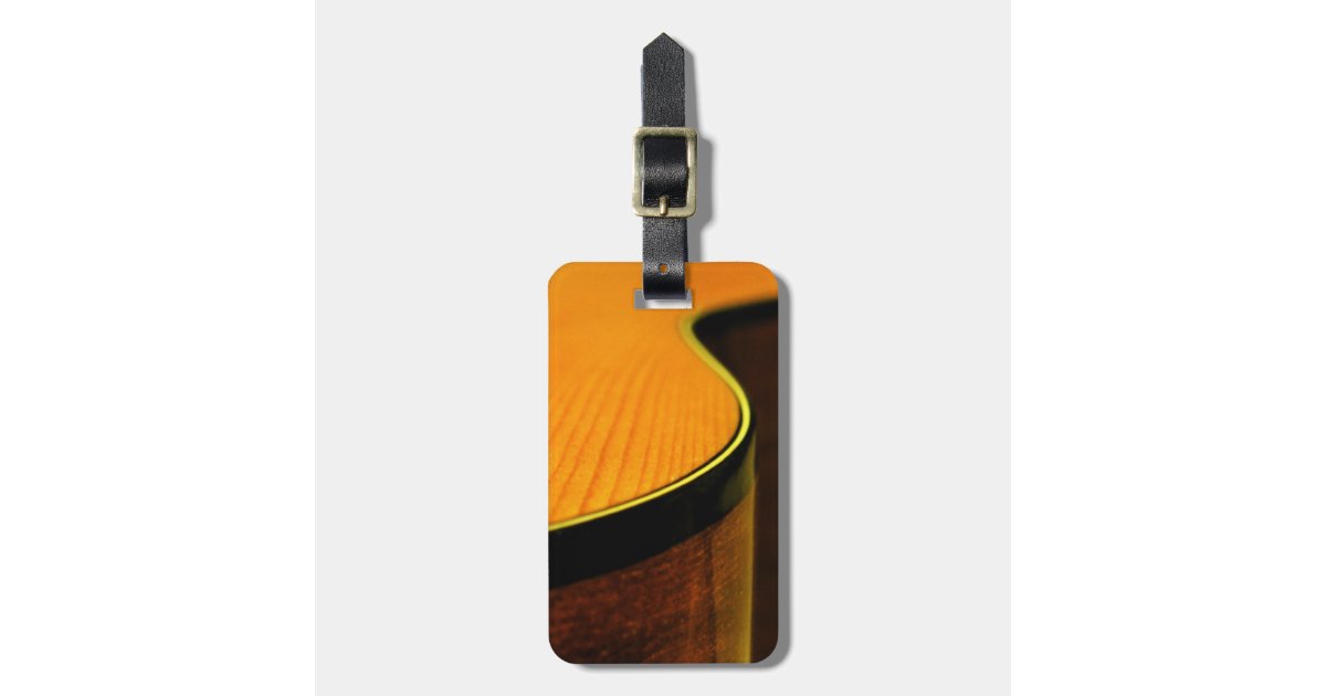 Acoustic Guitar Luggage Tag 2