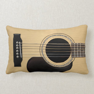Acoustic Guitar Lumbar Pillow