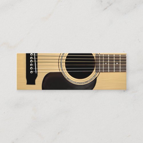 Acoustic Guitar Business Card