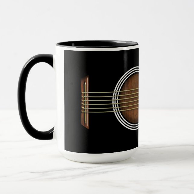Acoustic Guitar Mug - Mongram (Left)