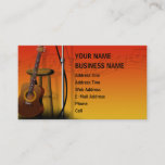Acoustic Guitar - Music Business Card