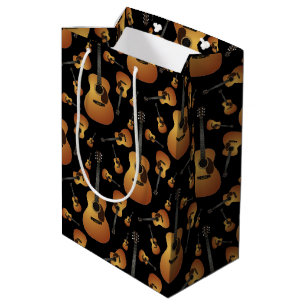Acoustic Guitar Musician Music Teacher Medium Gift Bag