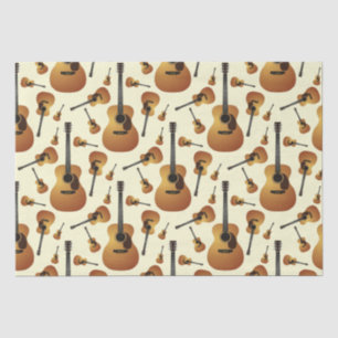 Acoustic Guitar Musician Music Teacher Tissue Paper