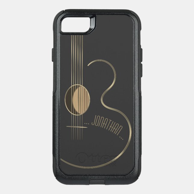 Acoustic Guitar Musician Otterbox iPhone Case (Back)
