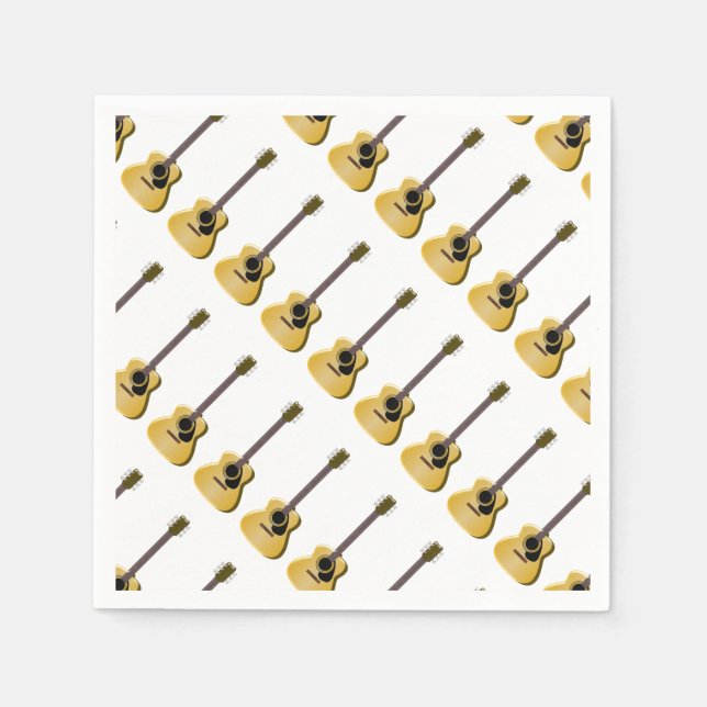 Acoustic Guitar Napkins (Front)